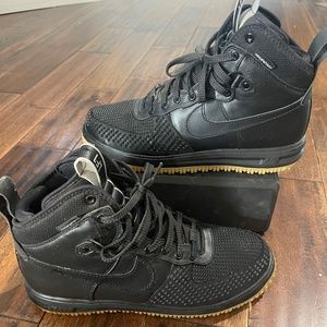 Nike Air Force lunar force Duck boot Mens 11 black
